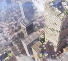 Drewniany wiezowiec w Tokio, W350, projekt Sumitomo Forestry