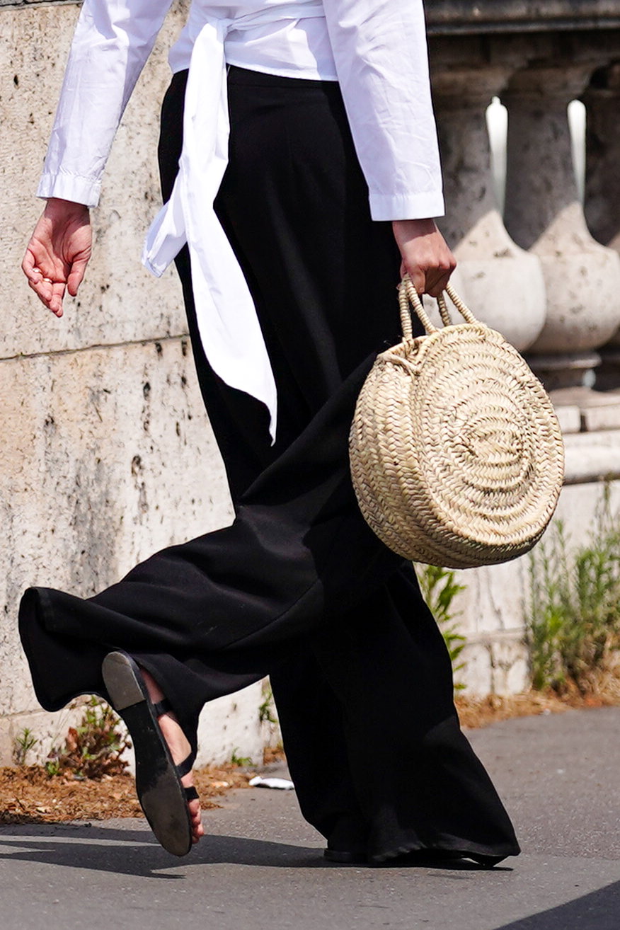 okrągłe torebki street fashion