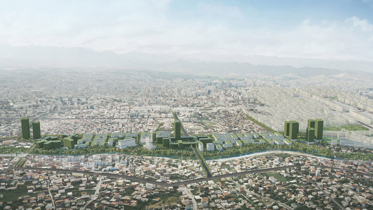 Tirana Riverside, projekt: Stefano Boeri Architetti , SON-Group