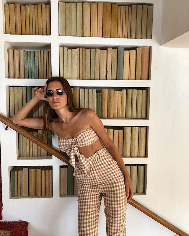 Kratka gingham: jak nosić?