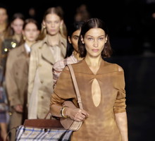 Burberry na London Fashion Week