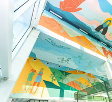 Fresk Alicji Białej w Concordia Design Wrocław