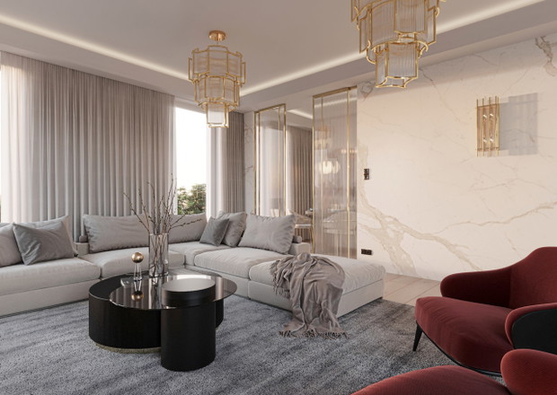 Klasyka w warszawskim apartamencie, projekt: Aneta Dudek i Martyna Leśniewska z NABOO STUDIO