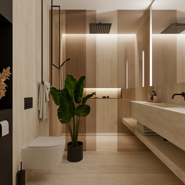Klasyka w warszawskim apartamencie, projekt: Aneta Dudek i Martyna Leśniewska z NABOO STUDIO