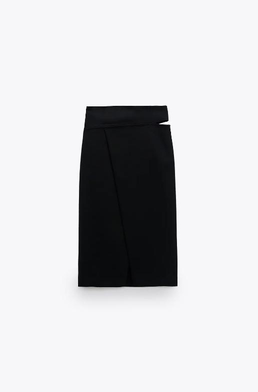 Ołówkowa spódnica czarna - Zara - 199 zł