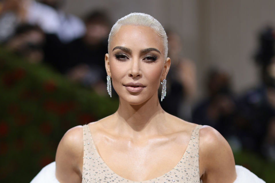 Kim Kardashian na Met Gala 2022 w sukni Marilyn Monroe.