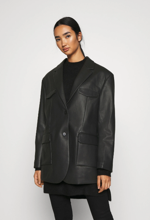 Marynarka skórzana, Monki/Zalando, 289 zł