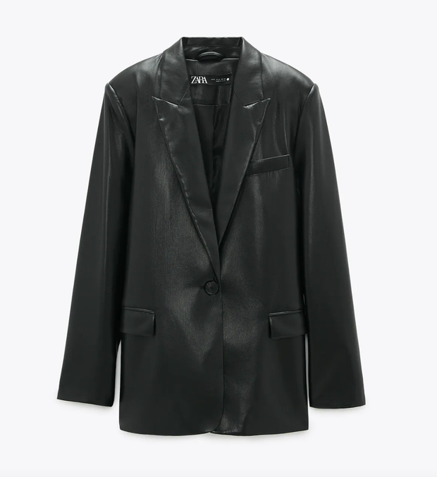 Marynarka skórzana, Zara, 299 zł