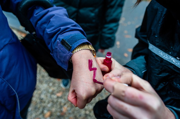 Protest Against Abortion Ban In Poland, Takes Place In The Hague