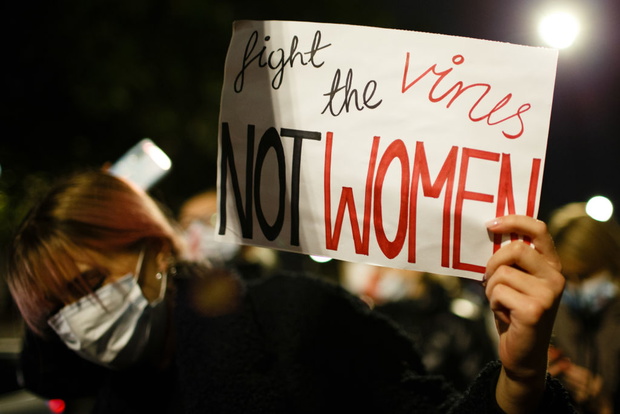 Opponents Of New Polish Abortion Restrictions Demonstrate In London