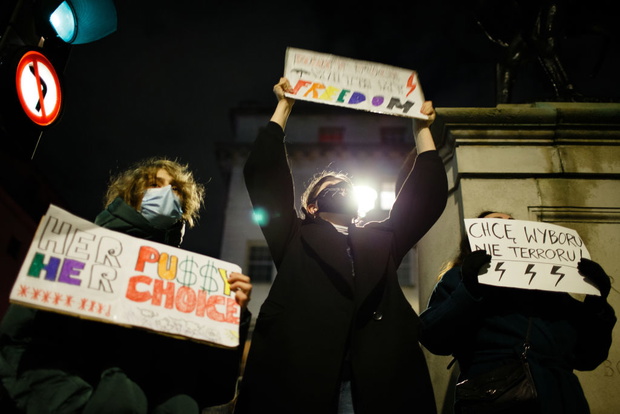 Opponents Of New Polish Abortion Restrictions Demonstrate In London