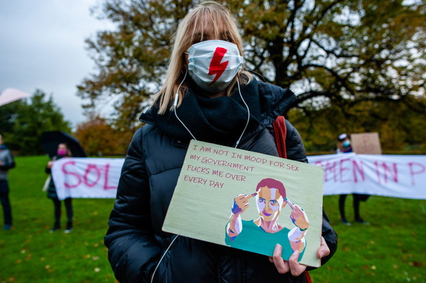 Protest Against Abortion Ban In Poland, Takes Place In The Hague