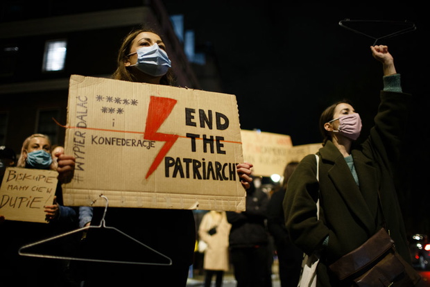 Opponents Of New Polish Abortion Restrictions Demonstrate In London