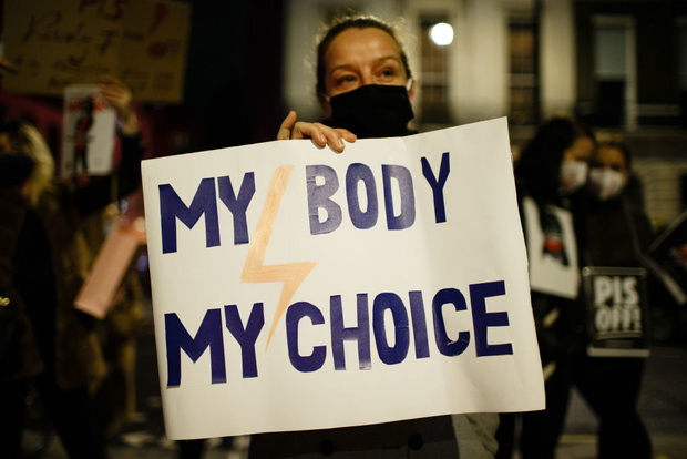Opponents Of New Polish Abortion Restrictions Demonstrate In London