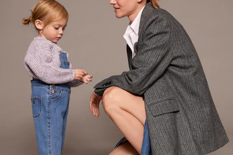 Kasia Struss z córką z kampanii Mango