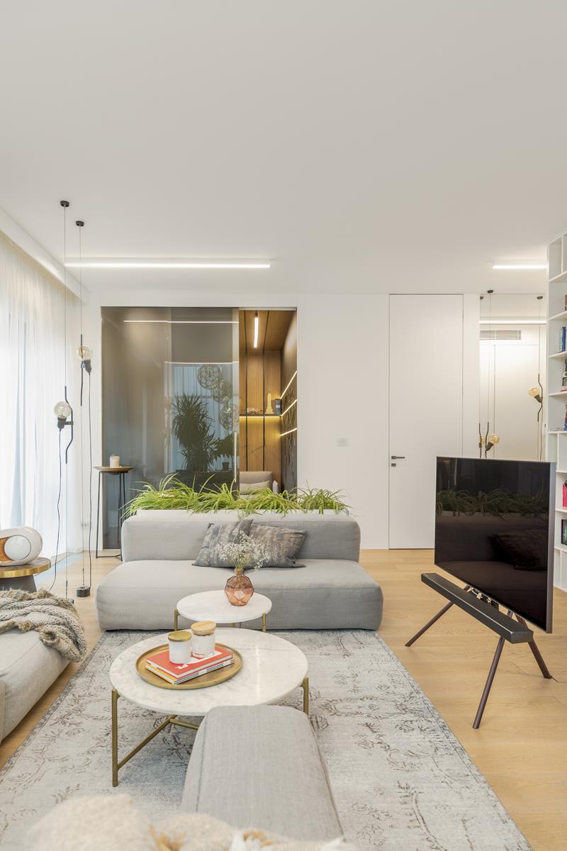 Mieszkanie w skandynawskim stylu, projekt: TK Architekci