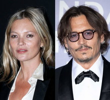 Kate Moss i Johnny Depp