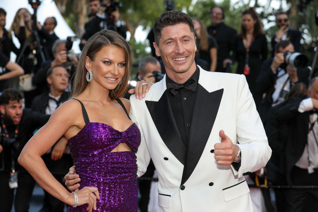 Anna i Robert Lewandowscy w Cannes