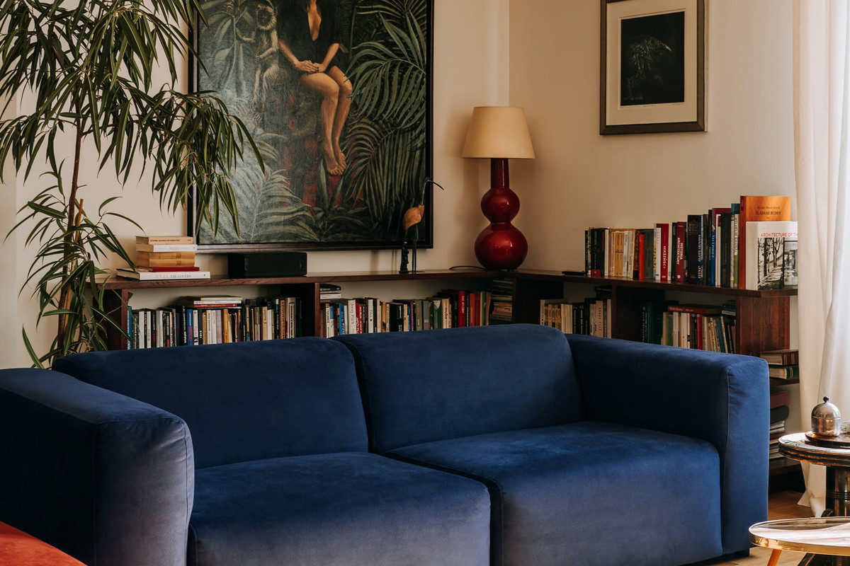 Mieszkanie w kamienicy w Śródmieściu, projekt: Aleksandra Hyz, architekt wnętrz