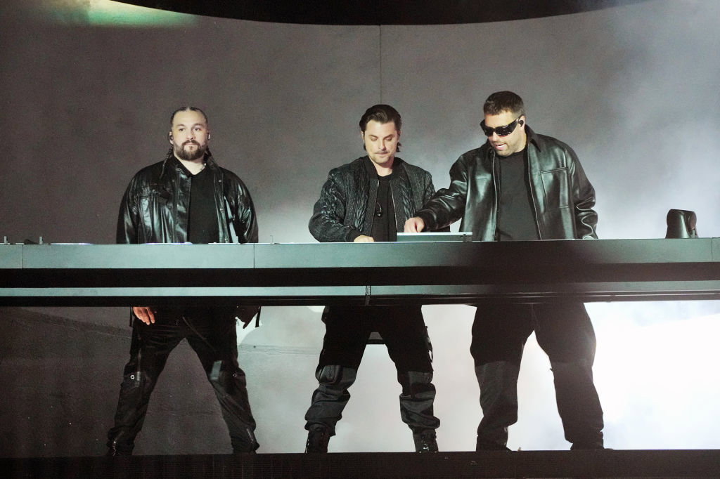 Swedish House Mafia na scenie podczas festiwalu Coachella