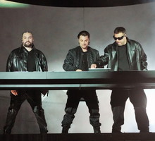 Swedish House Mafia na scenie podczas festiwalu Coachella