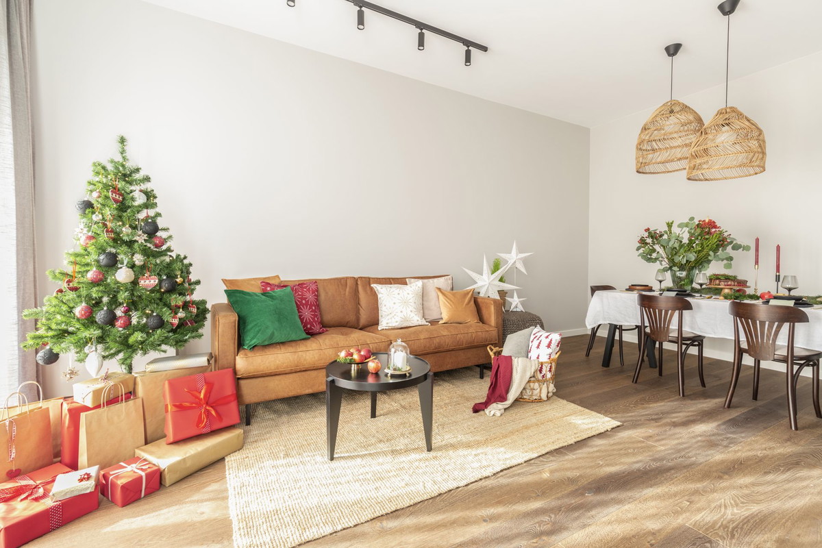 Mieszkanie na Powiślu w świątecznej odsłonie, projekt: Pracownia Architektury Wnętrz Decoroom