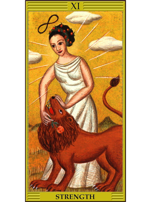 Strength tarot card
