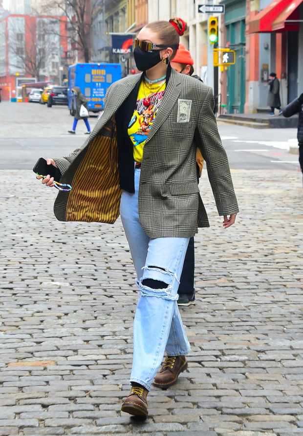 Celebrity Sightings In New York City - January 15, 2021