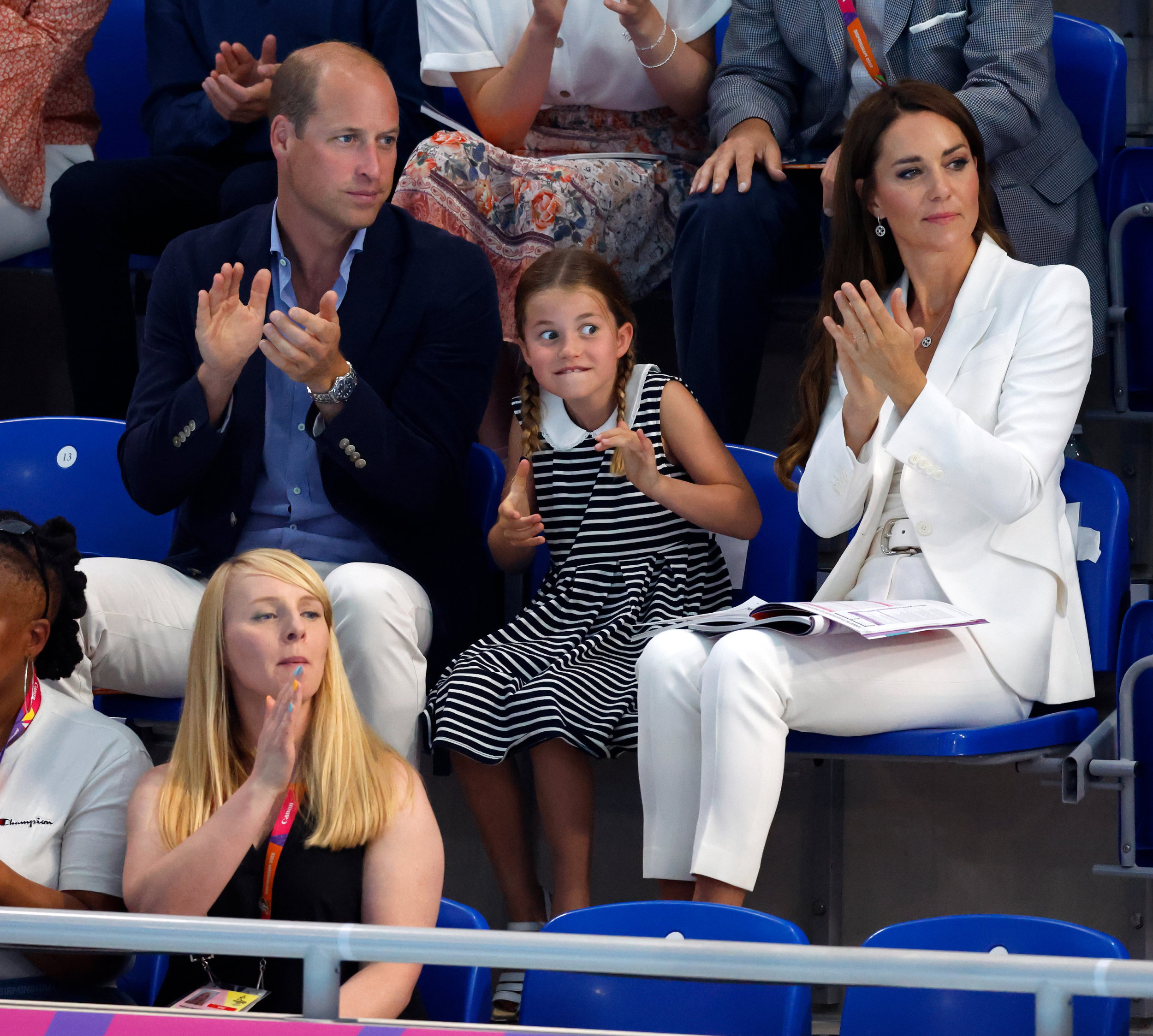 Księżniczka Charlotte, Kate Middleton i książe William