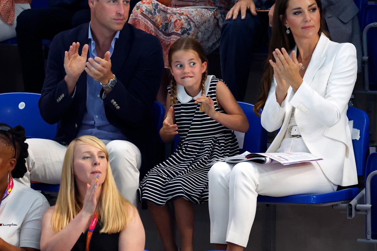 Księżniczka Charlotte, Kate Middleton i książe William