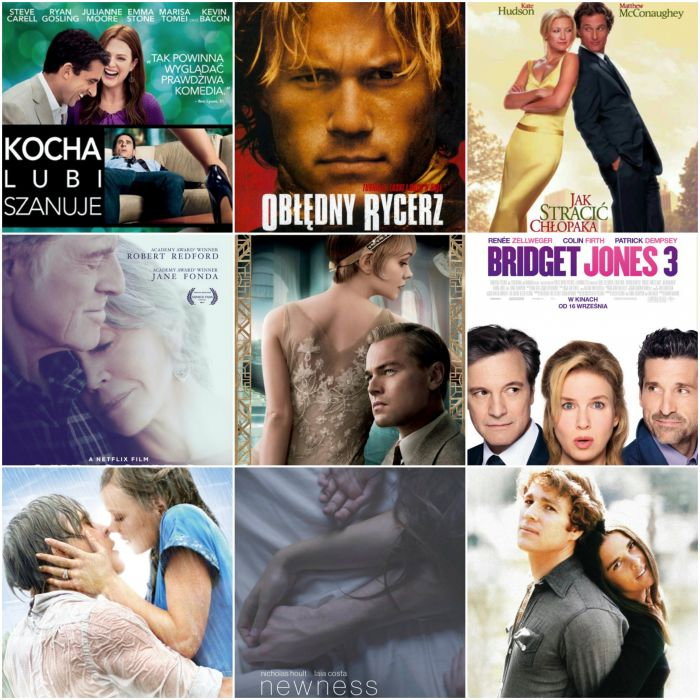 Filmy romantyczne na Netfliksie