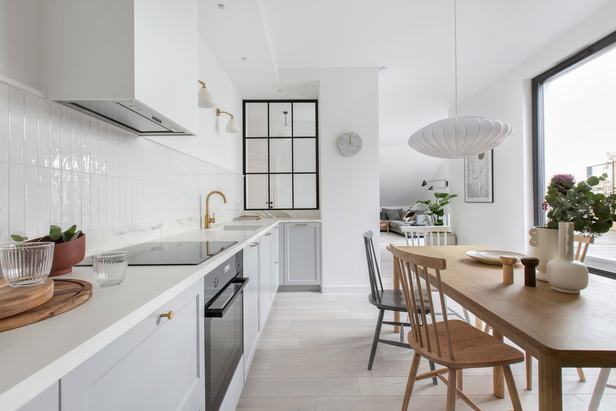 Wakacyjny apartament w Gdańsku, projekt: Roksana Dobrzyńska, Nor studio