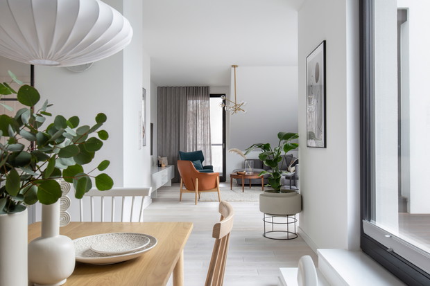 Wakacyjny apartament w Gdańsku, projekt: Roksana Dobrzyńska, Nor studio