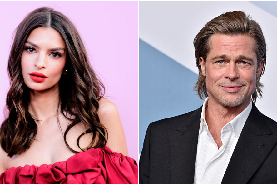 Emily Ratajkowski i Brad Pitt