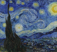 Gwiaździsta noc (hol. De sterrennacht) – obraz olejny Vincenta van Gogha