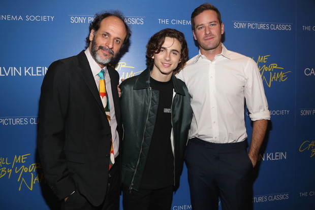 Luca Guadagnino, Armie Hammer i Timothée Chalamet