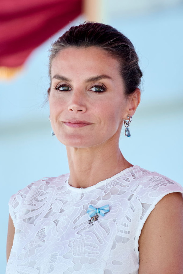 Queen Letizia Of Spain Attends The Act Of Delivery Of The National Flag To The "Special Naval War Force"