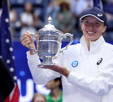 Iga Świątek podczas US Open