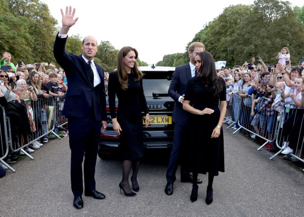 Księżna Catherine, Książę William, Książę Harry i Meghan Markle
