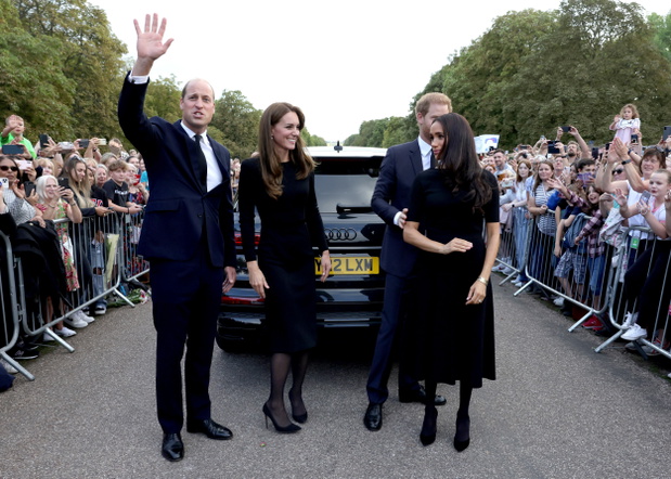 Księżna Catherine, Książę William, Książę Harry i Meghan Markle