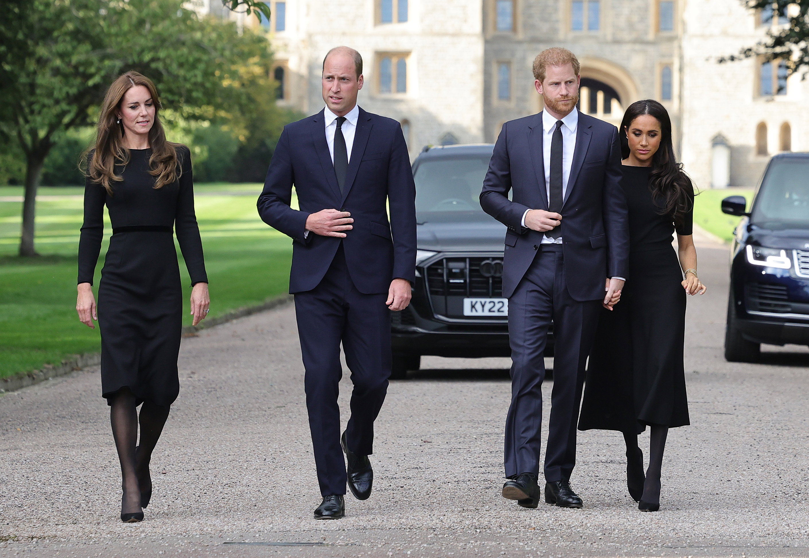 Księżna Catherine, Książę William, Książę Harry i Meghan Markle