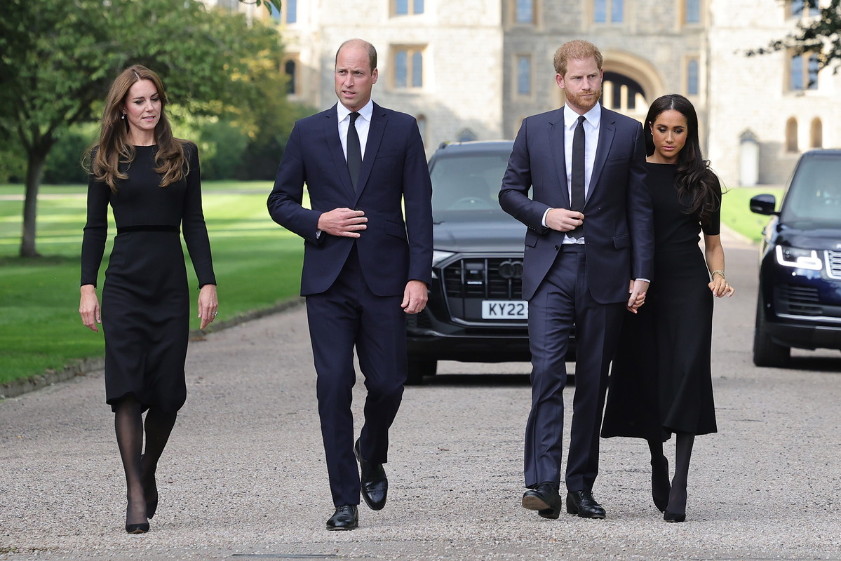 Księżna Catherine, Książę William, Książę Harry i Meghan Markle
