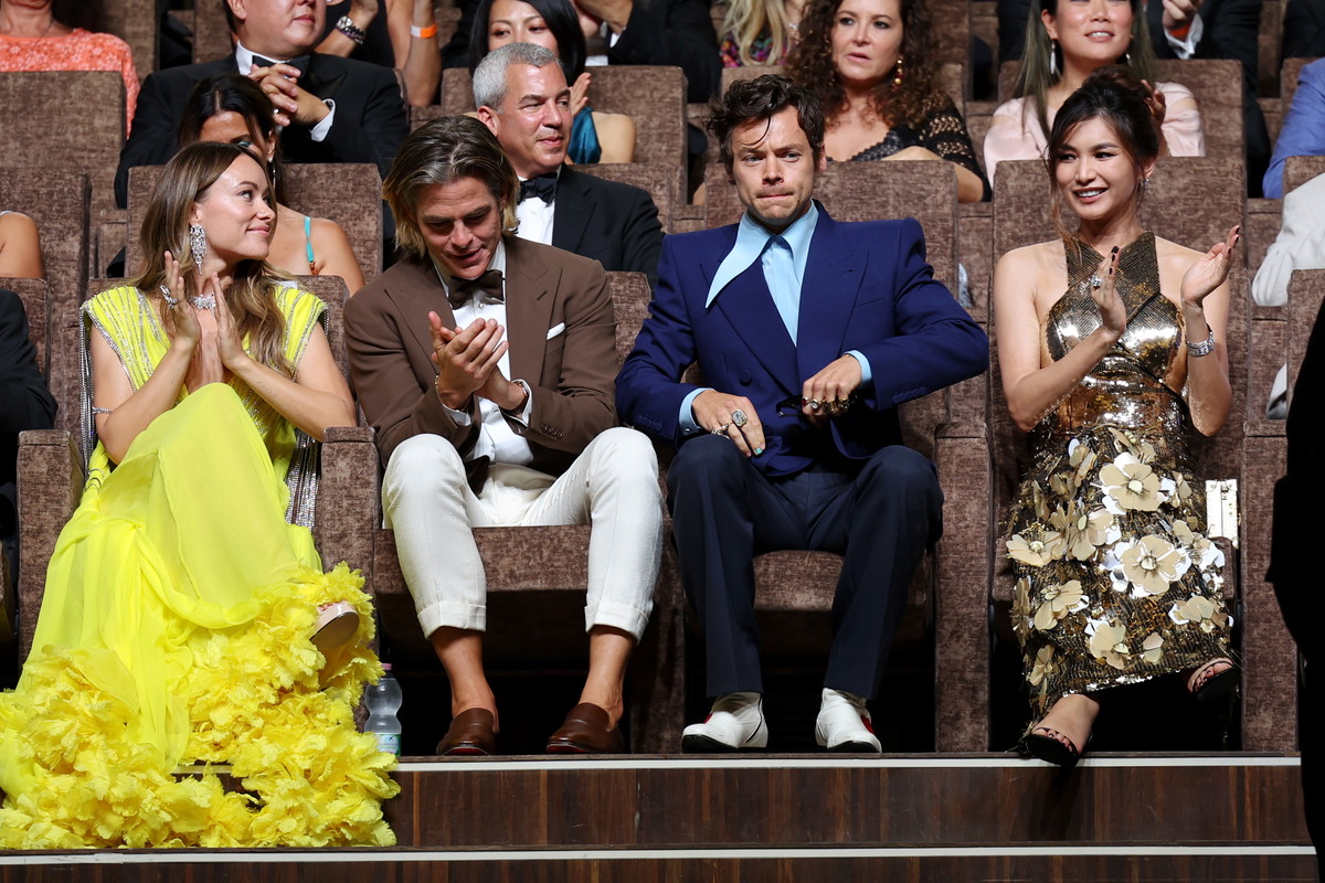 Olivia Wilde, Chris Pine, Harrry Styles