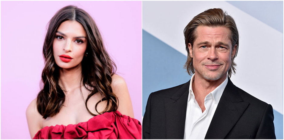 Emily Ratajkowski i Brad Pitt