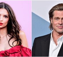 Emily Ratajkowski i Brad Pitt