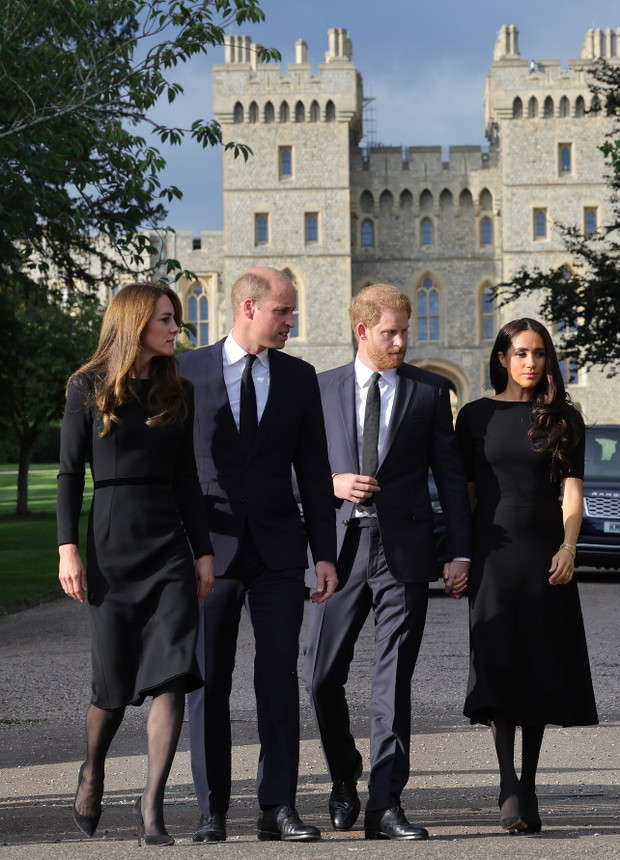Księżna Catherine, Książę William, Książę Harry i Meghan Markle