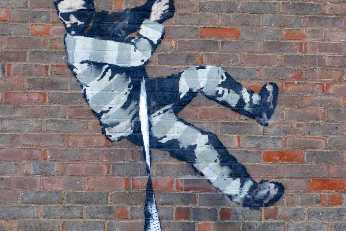 Najnowsza praca Banksy
