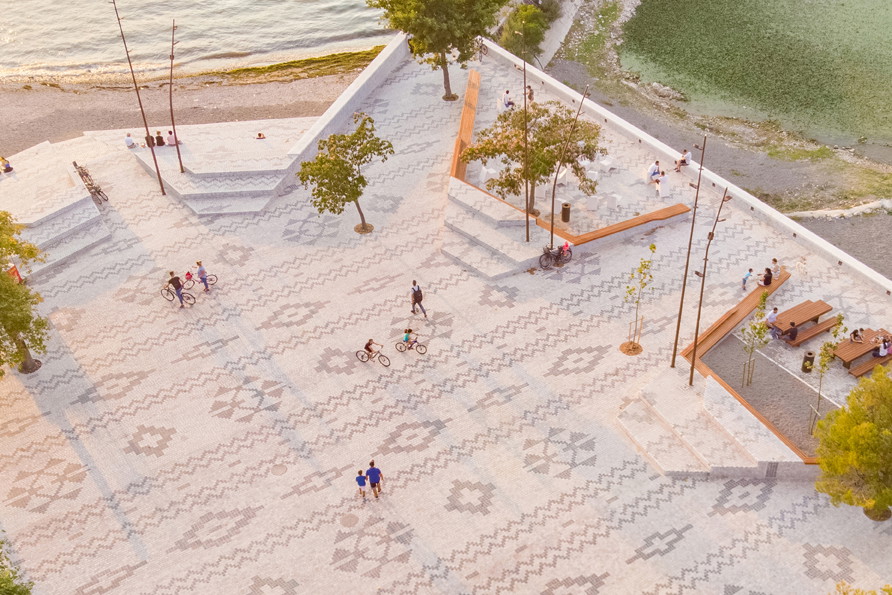 Shiroka Square and Beach