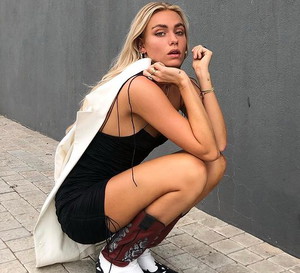 Frederique Ligtvoet w kowbojkach od Sacha shoes