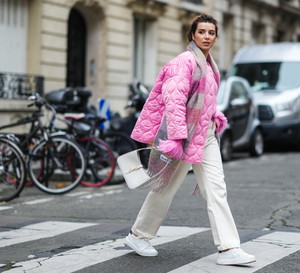 pikowane kurtki: street style